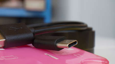 Close up part of camera tripodの写真素材