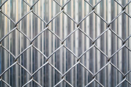 Fences in metalの写真素材