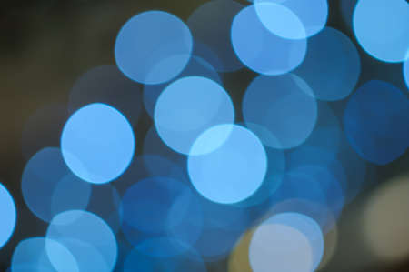 Blue bokehsの写真素材