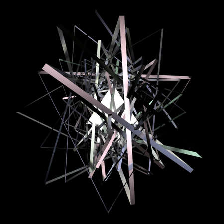 Abstract background of triangle shape. 3D rendering.の写真素材
