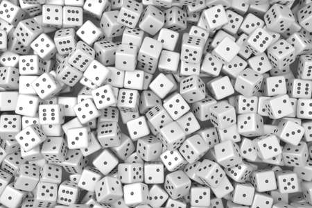 Dice. 3d rendering.の写真素材