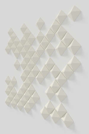 Modern wall. 3D rendering.