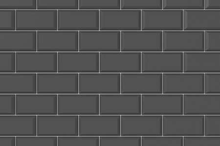 Modern brick wall. 3D rendering.の写真素材