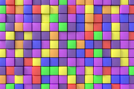 Colorful background. 3D rendering.