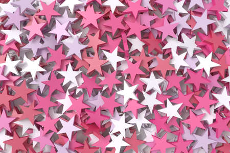 Stars background. 3D rendering.