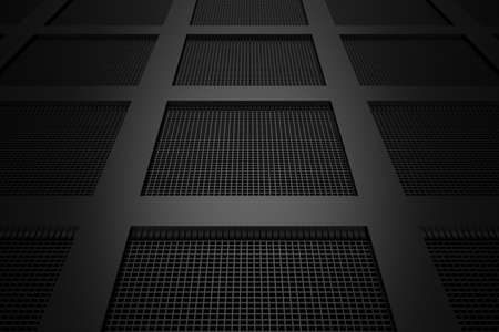 Abstract background of cubes. 3D rendering.の写真素材
