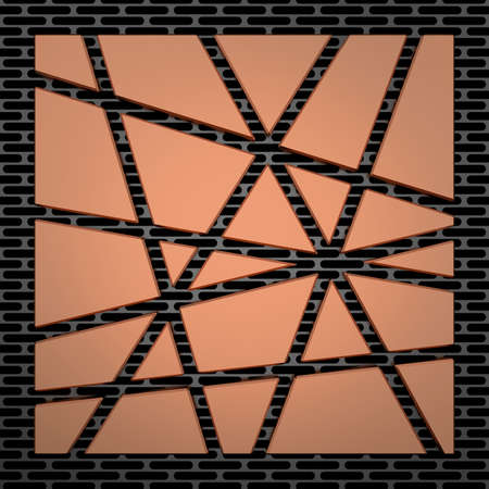 Metal background. 3D rendering.の写真素材