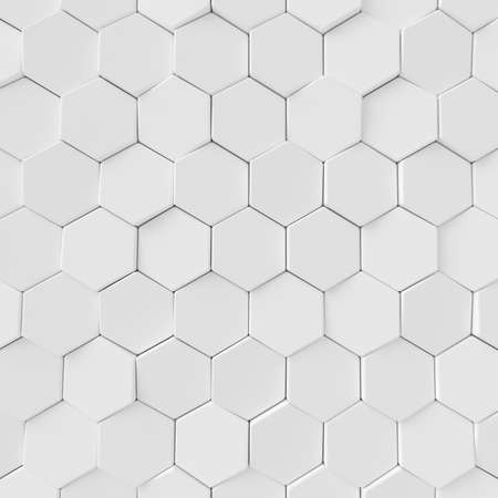 Modern tile wall. 3D rendering.の写真素材