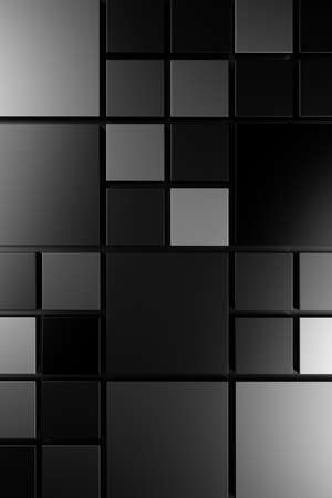 Modern tile wall. 3D rendering.の写真素材