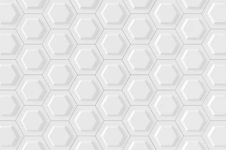 Abstract background of hexagon shape. 3D rendering.の写真素材