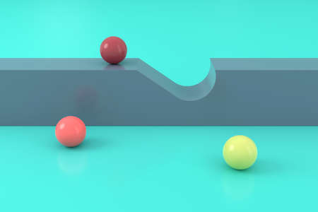 Abstract background of geometric shape. 3D rendering.の写真素材