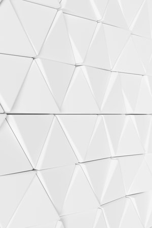Modern tile wall. 3D rendering.の写真素材