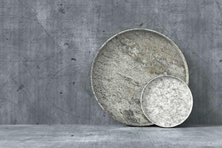 Abstract background of ceramic design. 3D rendering.の写真素材