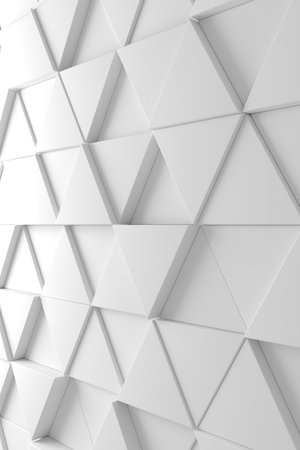 Modern tile wall. 3D rendering.の写真素材