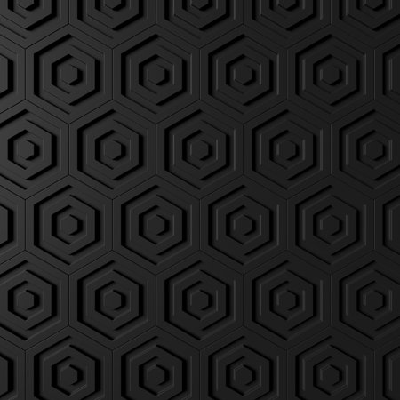 Abstract background of modern tile wall. 3D rendering.の写真素材