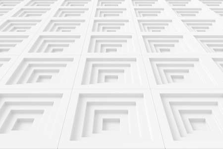 Abstract background of modern tile wall. 3D rendering.の写真素材
