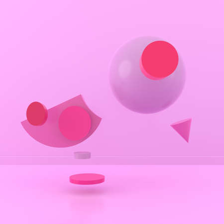 Abstract background of bird shape. 3D rendering.の写真素材
