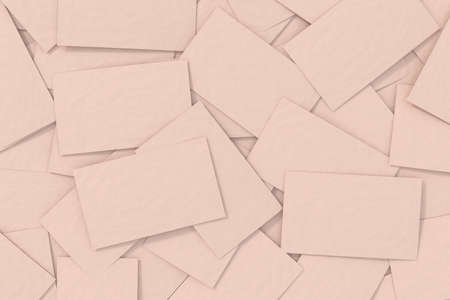 Abstract background of paper cards. 3D rendering.
