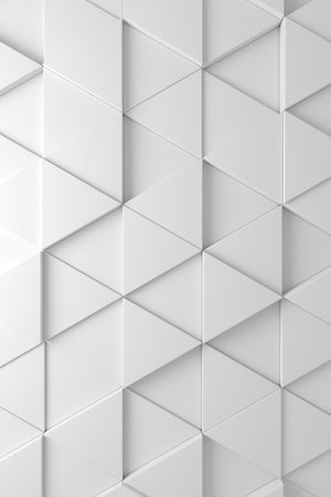 Modern tile wall. 3D rendering.の写真素材