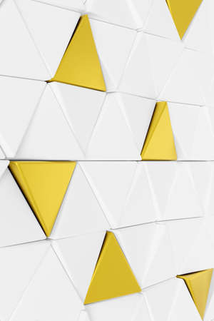 Modern tile wall. 3D rendering.の写真素材