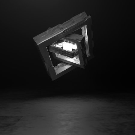 Abstract background of Sci-fi scene. 3D rendering.の写真素材