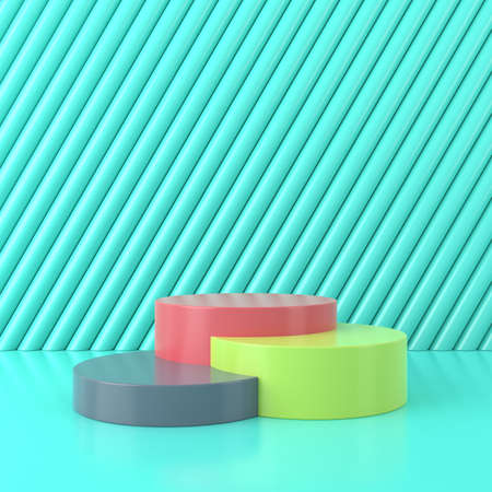 Product stand design. 3D rendering.の写真素材