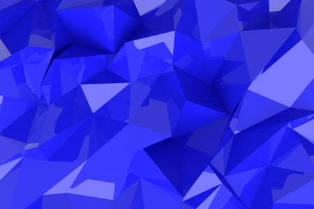 Abstract background of lowpoly. 3D rendering.の写真素材