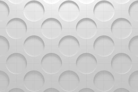Abstract background of circle. 3D rendering.