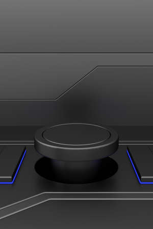 Abstract background of product stand. 3D rendering.の写真素材