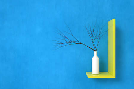 Interior design wallpaper. 3D rendering.の写真素材