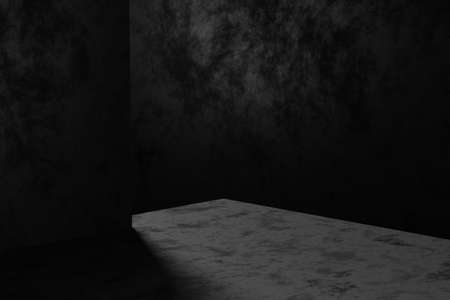 Product display design with cement texture. 3D rendering.の写真素材