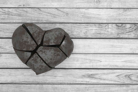 Broken heart background design. 3D rendering.Broken heart background design. 3D rendering.の写真素材