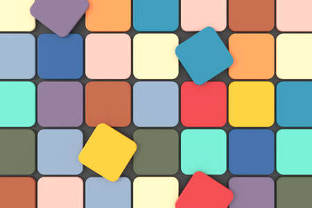 Abstract background. Colorful background design. 3D rendering.の写真素材