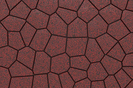 Abstract background of Voronoi texture. 3D rendering.の写真素材
