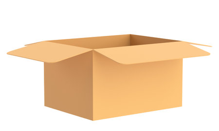 Open box. 3D illustration.の写真素材