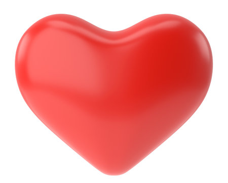 3D heart. Valentine card decoration. 3D illustration.の写真素材