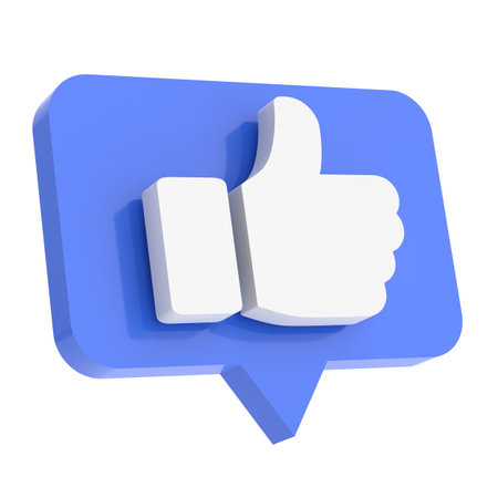 3D like icon. 3D icon. 3D illustration.の写真素材