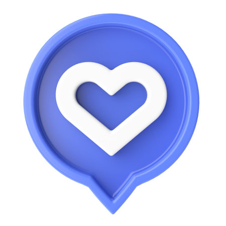 3D like icon. 3D illustration.の写真素材
