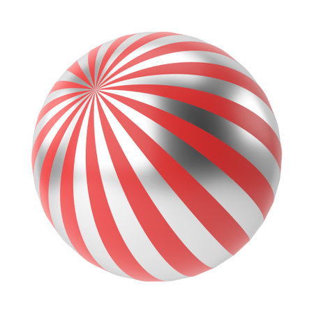 Colorful christmas ball. 3D decoration.の写真素材