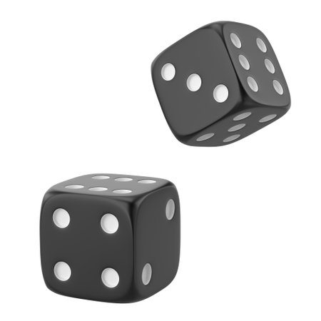 3D dice. 3D element.の写真素材