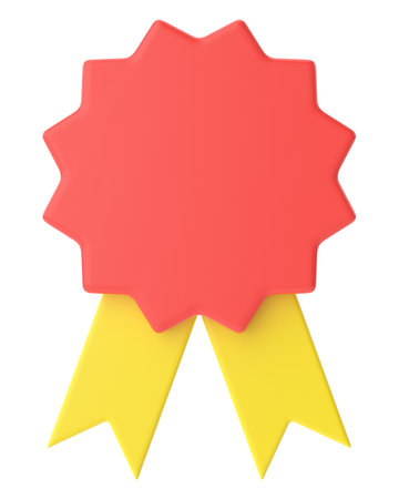 Bestseller badge. 3D illustration.の写真素材