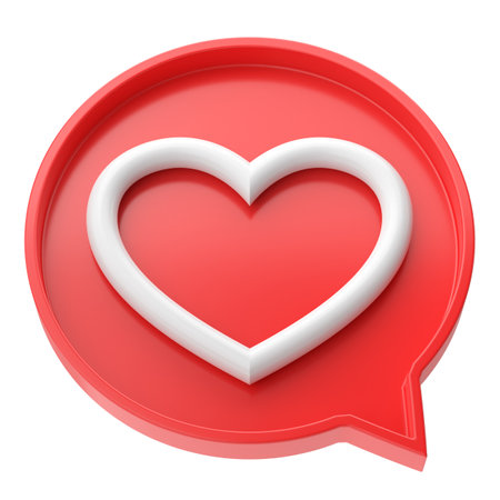 3D love icon. Valentine decoration.の写真素材