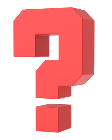 Question mark sign. 3D question mark.の写真素材