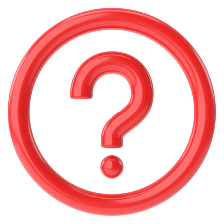 Question mark sign. Question icon. 3D illustration.の写真素材