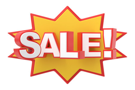 Sale badge. 3D illustration.の写真素材