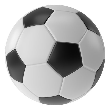 Football. 3D illustration. 3D rendering.の写真素材