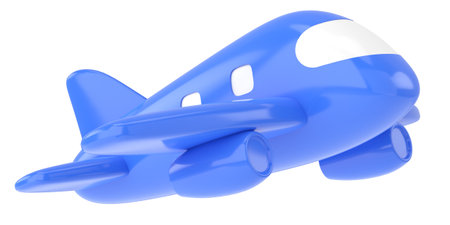 Airplane 3D. Travel element. 3D illustration.の写真素材