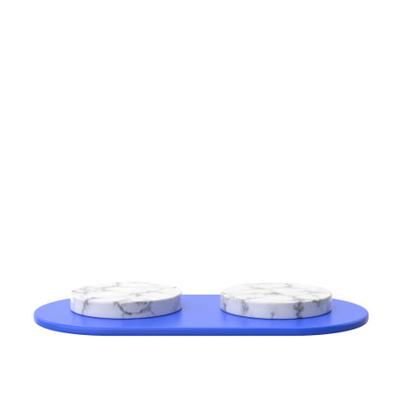 3D product display. Product comparative. 3D illustration.の写真素材