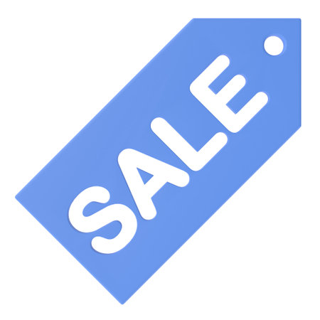 Sale tag. Sale label. 3D tag.の写真素材