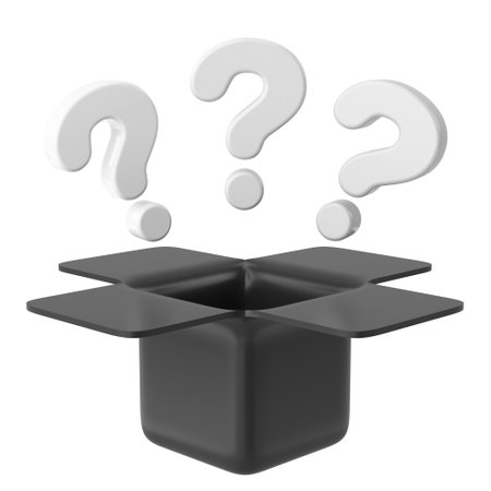 Mystery box. Lucky box. 3D illustration.の写真素材